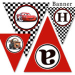 DIY Printable Cars Cars 2 Party Happy Birthday Banner Name Age