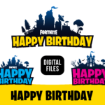 Fortnite Happy Birthday Logo SVG Happy By Sweetdigital On Zibbet