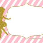 FREE Golden Ballerina Birthday Invitation Templates FREE PRINTABLE