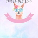FREE Llama Birthday Invitation Templates Free Party Invitations