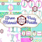 Free Mermaid Birthday Party Printables Mandy s Party Printables