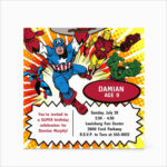 Free Printable Avengers Birthday Party Invitations Free Printable