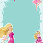 FREE Printable Barbie Birthday Invitation Templates DREVIO