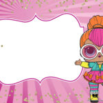 FREE PRINTABLE LOL Dolls Surprise Birthday Invitation Templates
