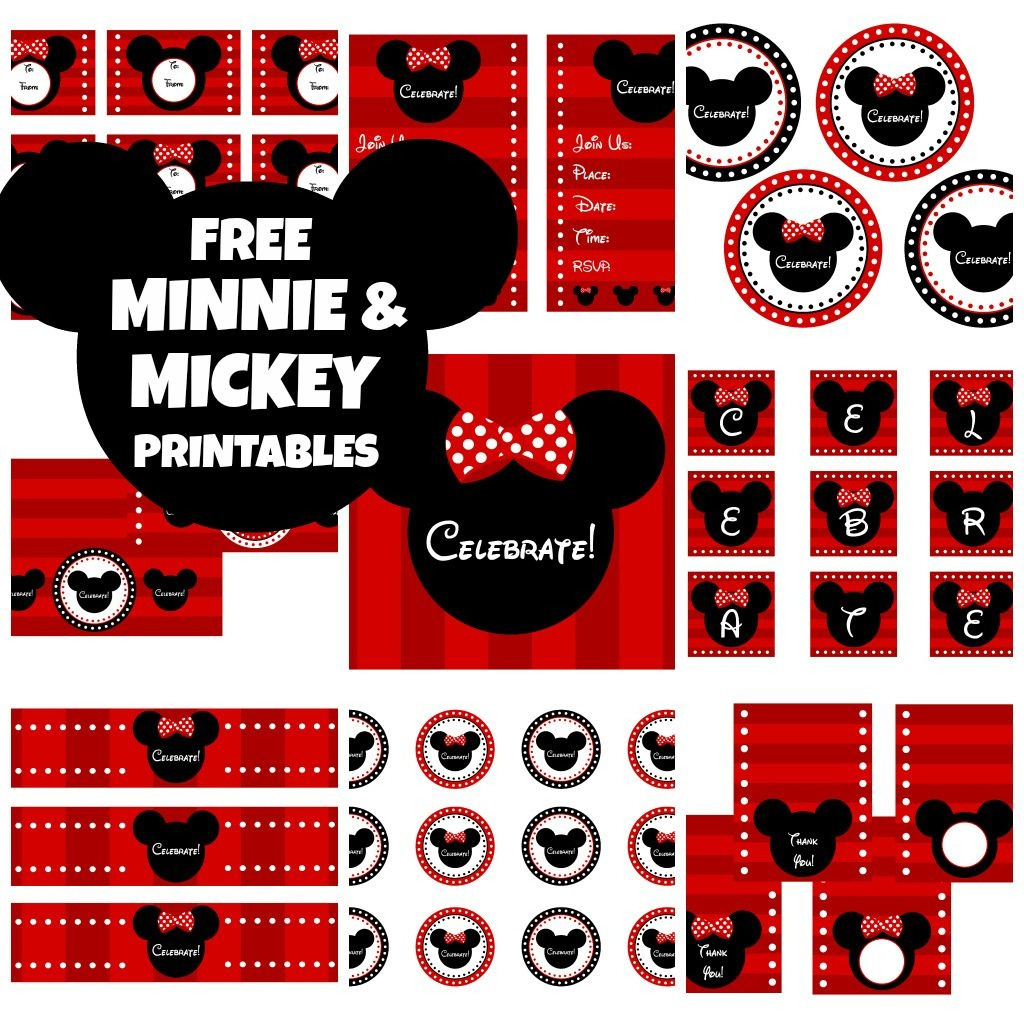 Free Printable Mickey Mouse Birthday Banner 2022