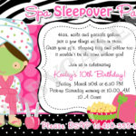 Free Printable Slumber Party Birthday Invitations Dolanpedia