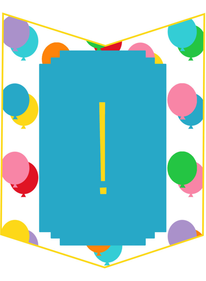 Happy Birthday Bunting Banner Free Printable Friday A Joyful Riot