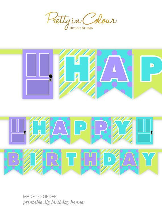 Image Result For MONSTERS INc Banner Diy Birthday Banner Monster Inc 