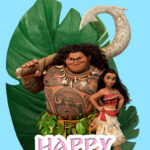 Moana Printable Birthday Cards PRINTBIRTHDAY CARDS