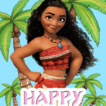 Moana Printable Birthday Cards PRINTBIRTHDAY CARDS