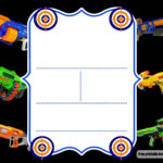 Nerf Gun Birthday Party Invitations Free Printable