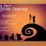 Nightmare Before Christmas Halloween Party Invitation Costume Etsy