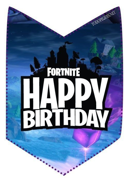 Pin By Abigailjoycelin On Fortnite Printable Birthday Party Games For 