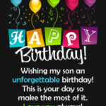 Pin By Merri Mary On H Birthday Birthday Wishes For Son 21st