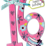 Pin By Trisha Garrett On Birthday 16th Birthday Card Happy 16th