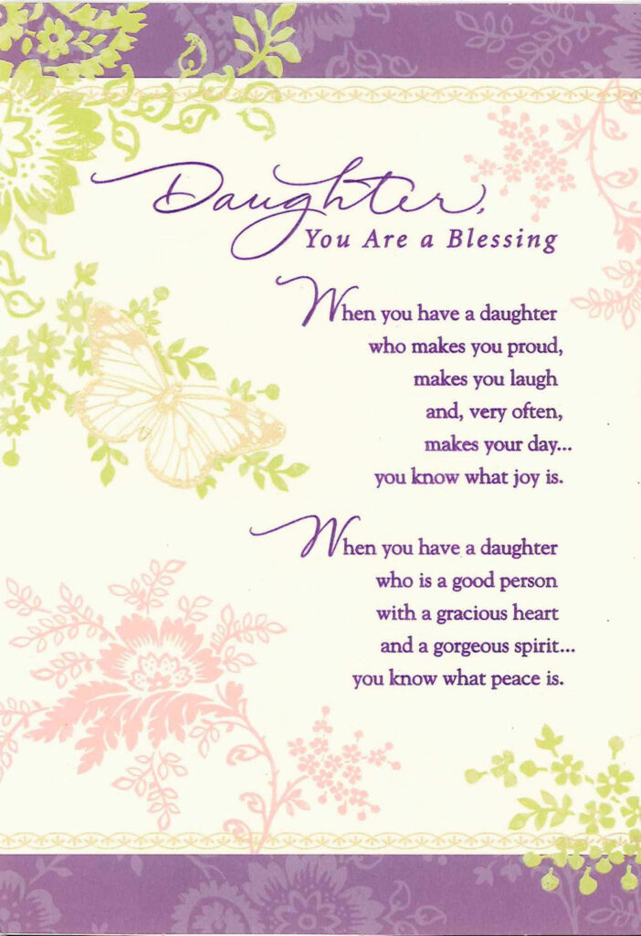Printable Birthday Cards Daughter Printable Birthday Cards