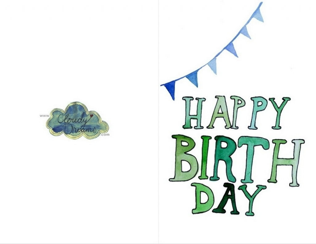 Printable Birthday Cards For Dad Printable Card Free