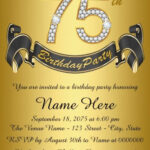 The Best 75th Birthday Invitations And Party Invitation Wording Ideas