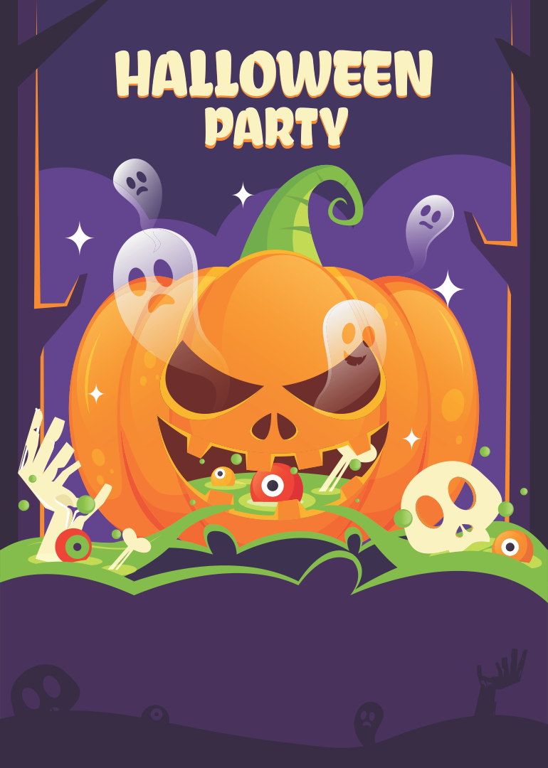 15 Best Halloween Birthday Party Printable Invitation Templates Free