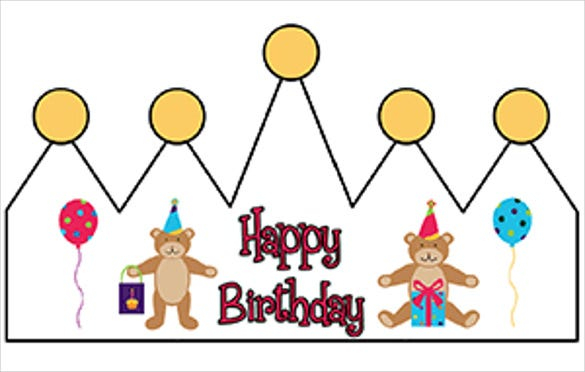 18 Birthday Crown Template PSD EPS In Design Free Premium Templates