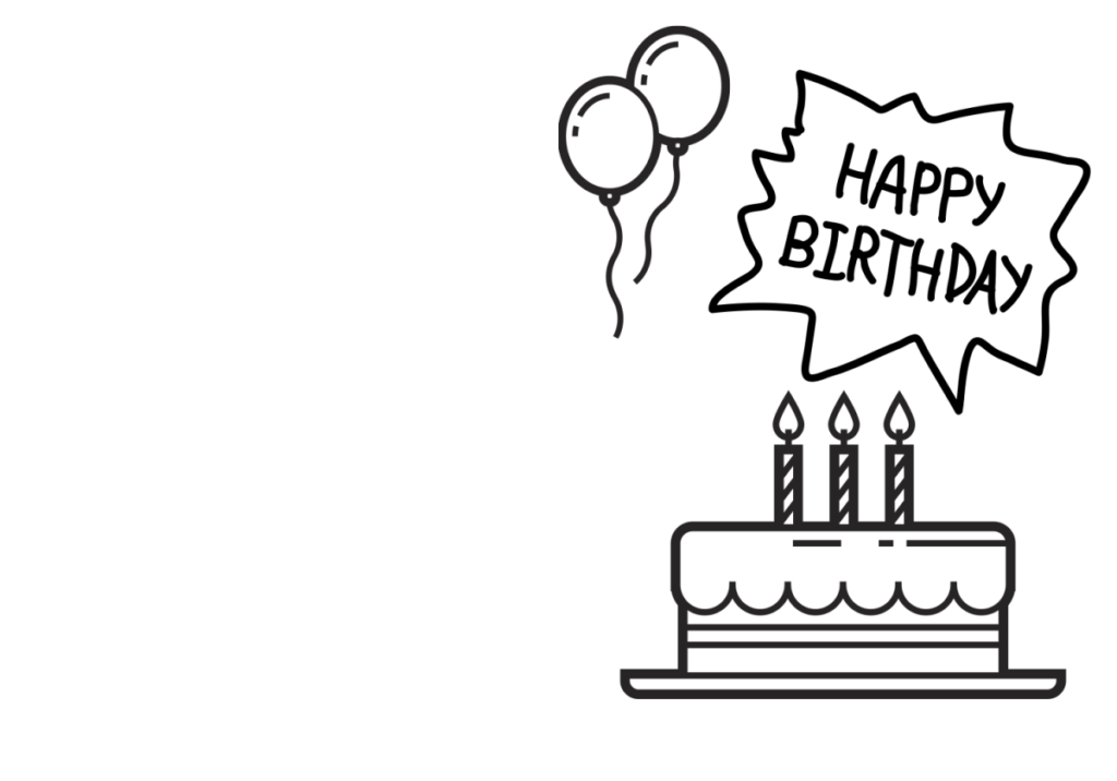 20 Printable Birthday Cards To Color Parade Entertainment Recipes 