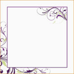 40Th Birthday Invitation Templates Free Printable Pretty Blank Free