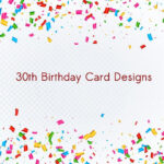 6 30th Birthday Card Designs Templates PSD AI Free Premium