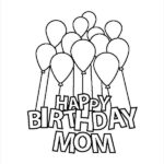 9 Happy Birthday Coloring Pages Free PSD JPG Gif Format Download