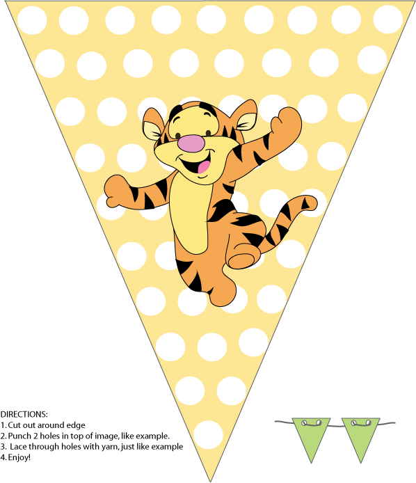 Banner Tigger Imagenes De Pooh Moldes De Ni os Cumplea os De Elefante
