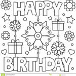 Birthday Card Coloring Page Lovely Birthday Printables Color Worksheet