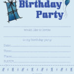 Boys Birthday Party Invitations Free Printable Invitation Design Blog