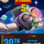 Buzz Lightyear Birthday Party Invitation Terrific Invite