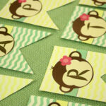 ChemKnits Monkey Chevron Birthday Banner FREE PRINTABLE