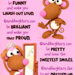 Cute Wonderful Granddaughter Birthday Greeting Card Cards Love Kates