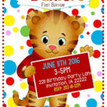 Daniel Tiger Birthday Invitation Printable Digital File Daniel