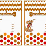 Dog Lovers Birthday Invitations Birthday Printable