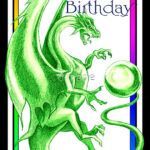 Dragon Happy Birthday Card By Dimarie Redbubble