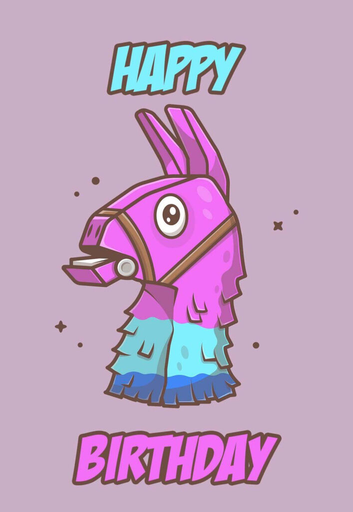 Fortnite Printable Birthday Cards PRINTBIRTHDAY CARDS Fortnite 