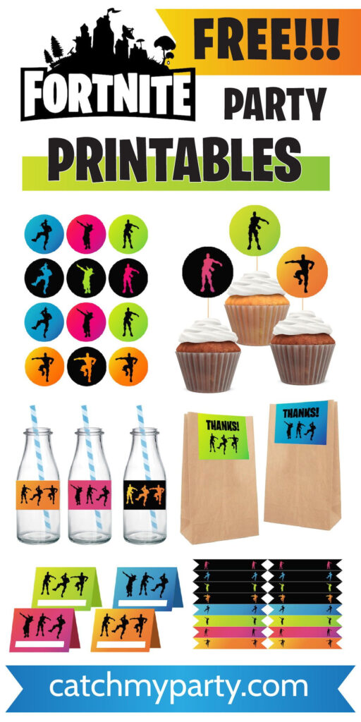 Free Fortnite Party Printables Party Printables Free Birthday Party 