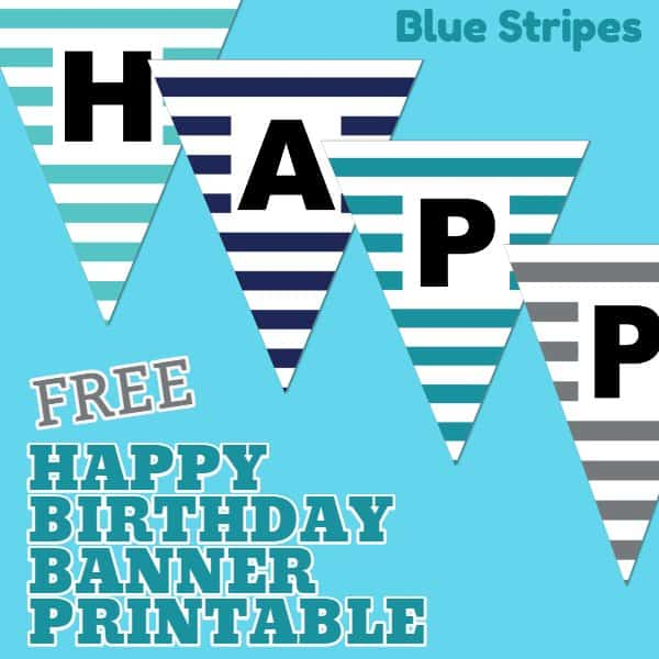 Free Happy Birthday Banner Printable 17 Unique Banners For Your Party 