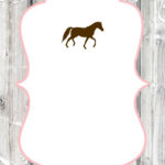 FREE Horse Invitation Templates Hacer Tarjetas De Cumplea os Fiestas