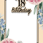 FREE Printable 18th Birthday Invitation Templates DREVIO