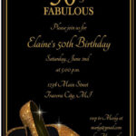 FREE Printable 50th Birthday Invitations For Women Template FREE