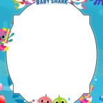 FREE Printable Baby Shark Birthday Invitation Templates Shark Themed