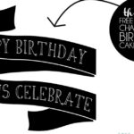 Free Printable Birthday Cake Banner Minted Strawberry