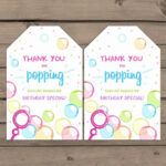 Free Printable Birthday Favor Tags Inspirational Bubbles Favor Tags B