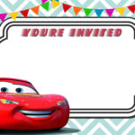 FREE Printable Cars 3 Lightning McQueen Invitation Template Download