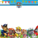 FREE PRINTABLE Cheerful Paw Patrol Birthday Invitation Templates