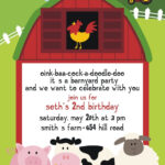 Free Printable Farm Birthday Invitations Free Printable