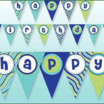 Free Printable Happy Birthday Banner Boy Birthday Home Improvement